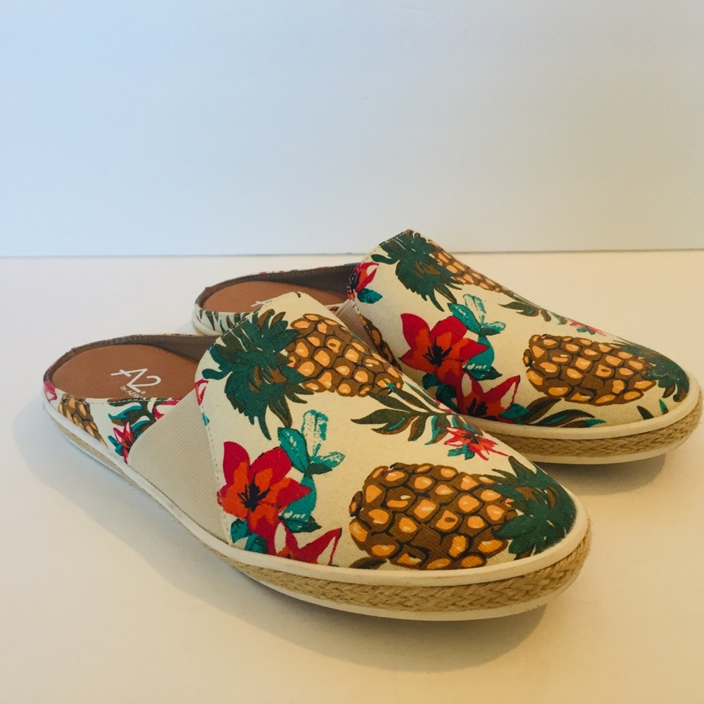 A2 by Aerosoles Pineapple Slip-on Sneakers Mules